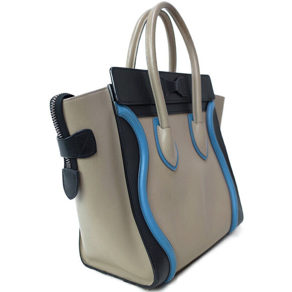 Celine Handbags - Celine Calfskin Leather Handbag Tote Shopper Shoulder